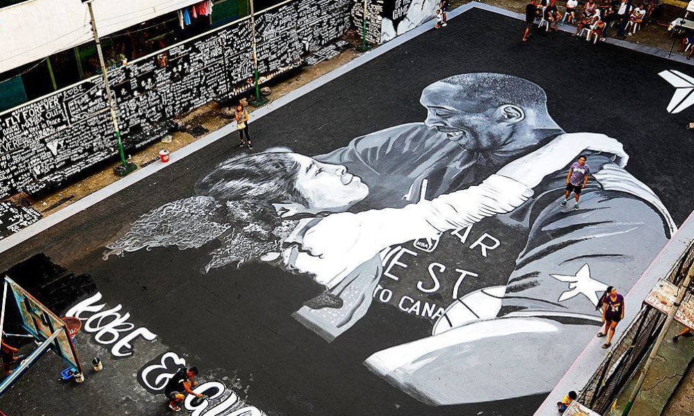 Kobe and Gianna Bryant, a tribute at Manila's famed basketball court