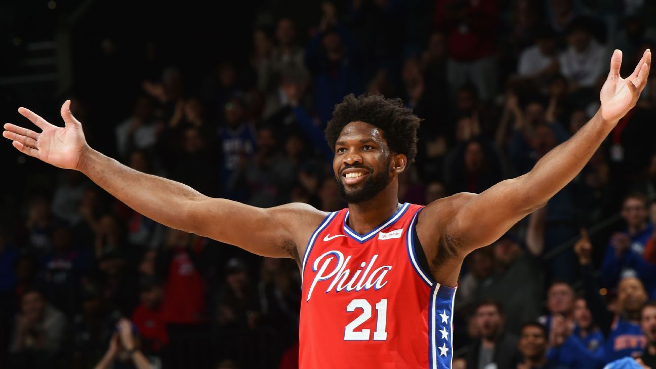 Embiid fined for middle finger, cursing on TV