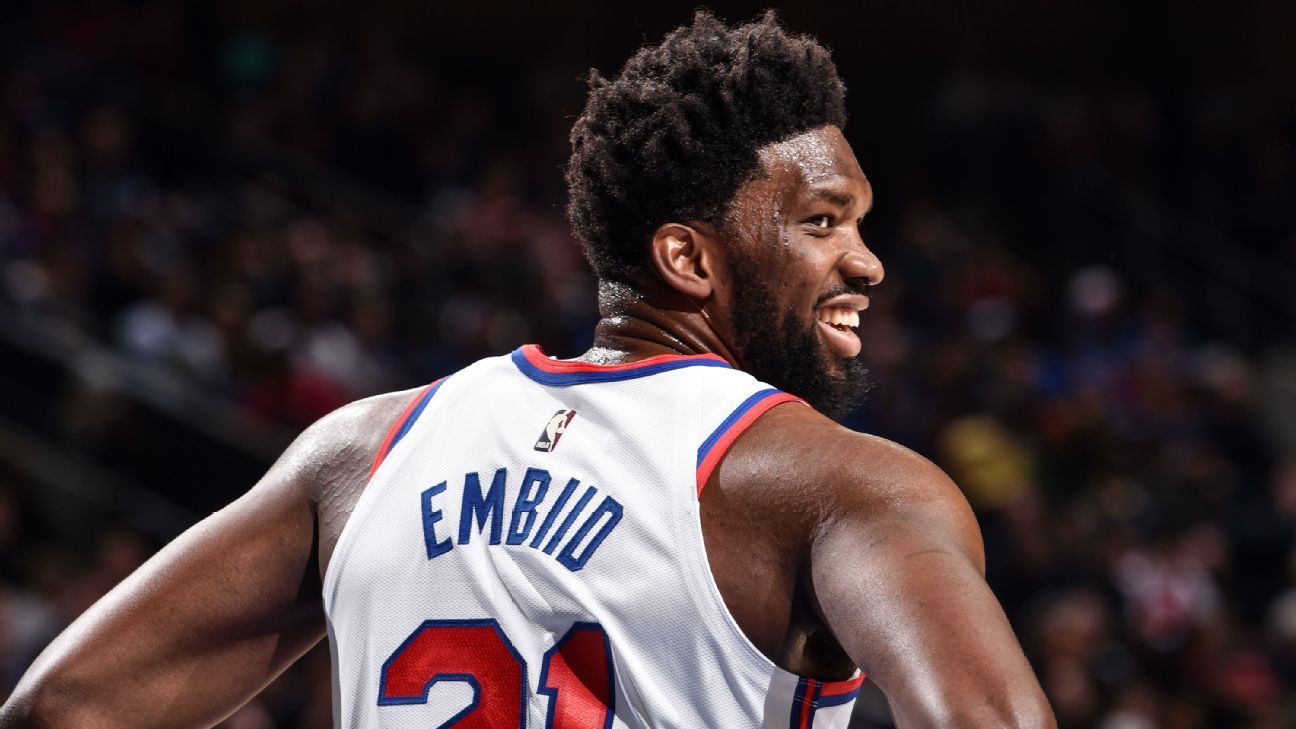 Embiid takes over in fourth, finishes with 49