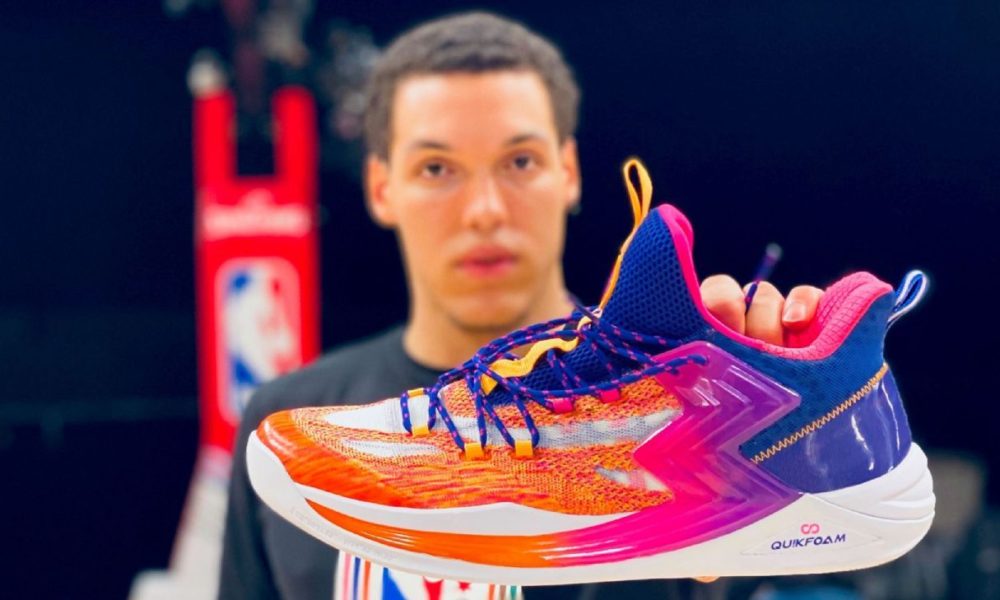 Aaron Gordon and his new kicks are ready for the dunk contest