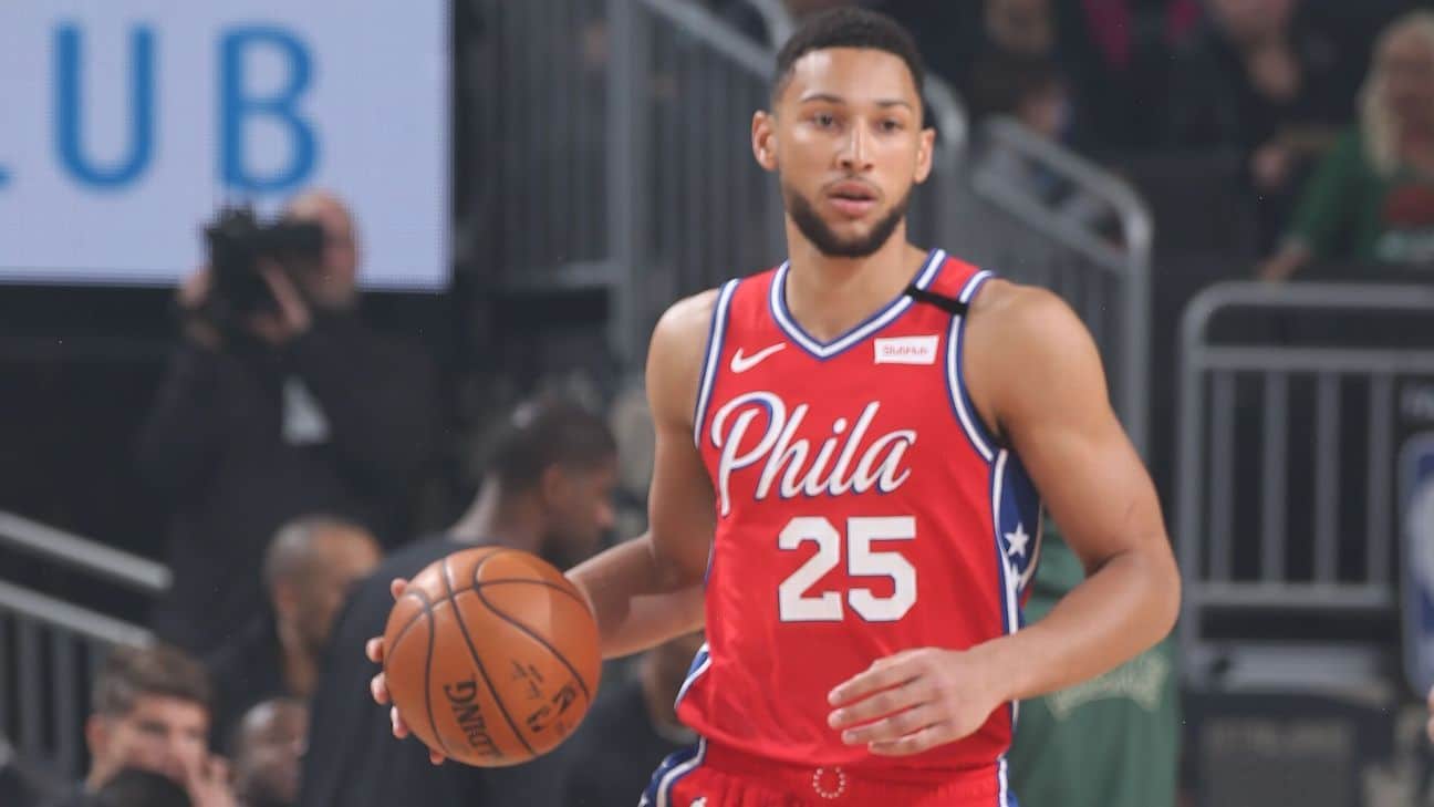 Sources: 76ers' Simmons to get MRI on back