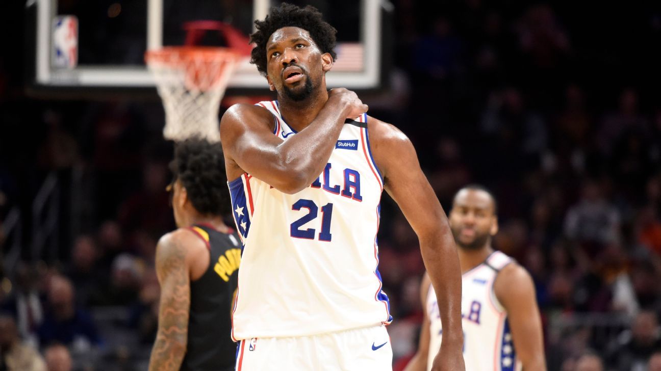 76ers still evaluating Embiid, who sits vs. Knicks