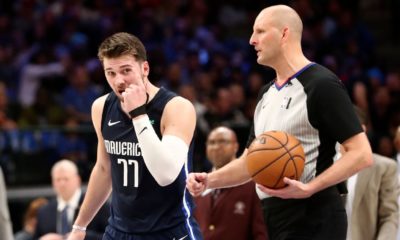 Doncic irate with refs after multiple blows to face