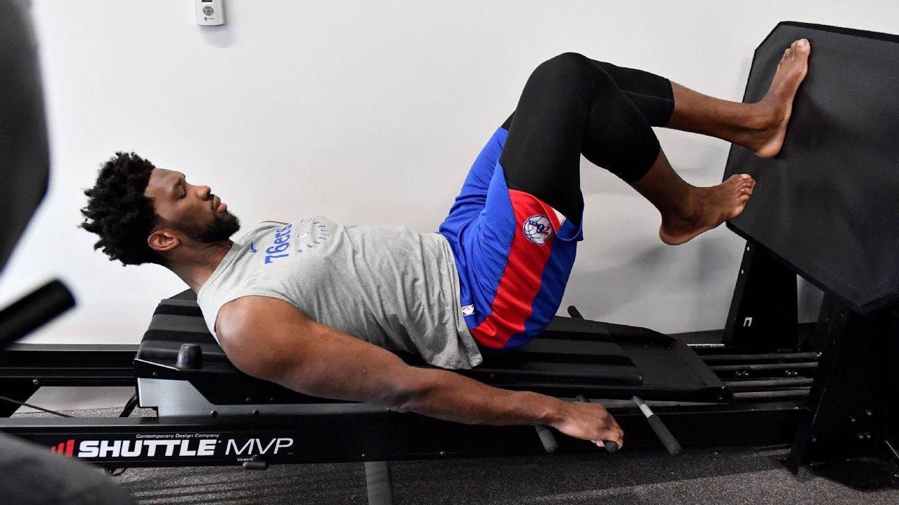 When there's nowhere to work out, NBA teams are bringing the gym to the players