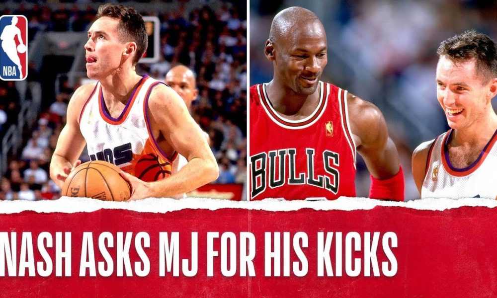 Rookie Steve Nash Asked MJ For His Kicks 👀 | #NBATogether | Basketball ...