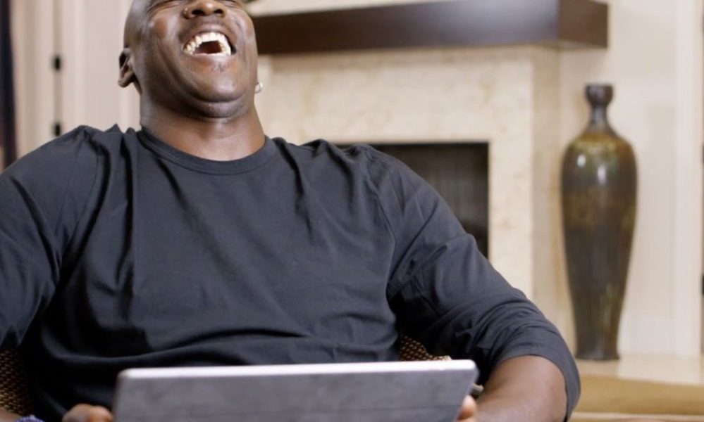 Michael Jordan with a priceless reaction to Gary Payton during 'The Last Dance'