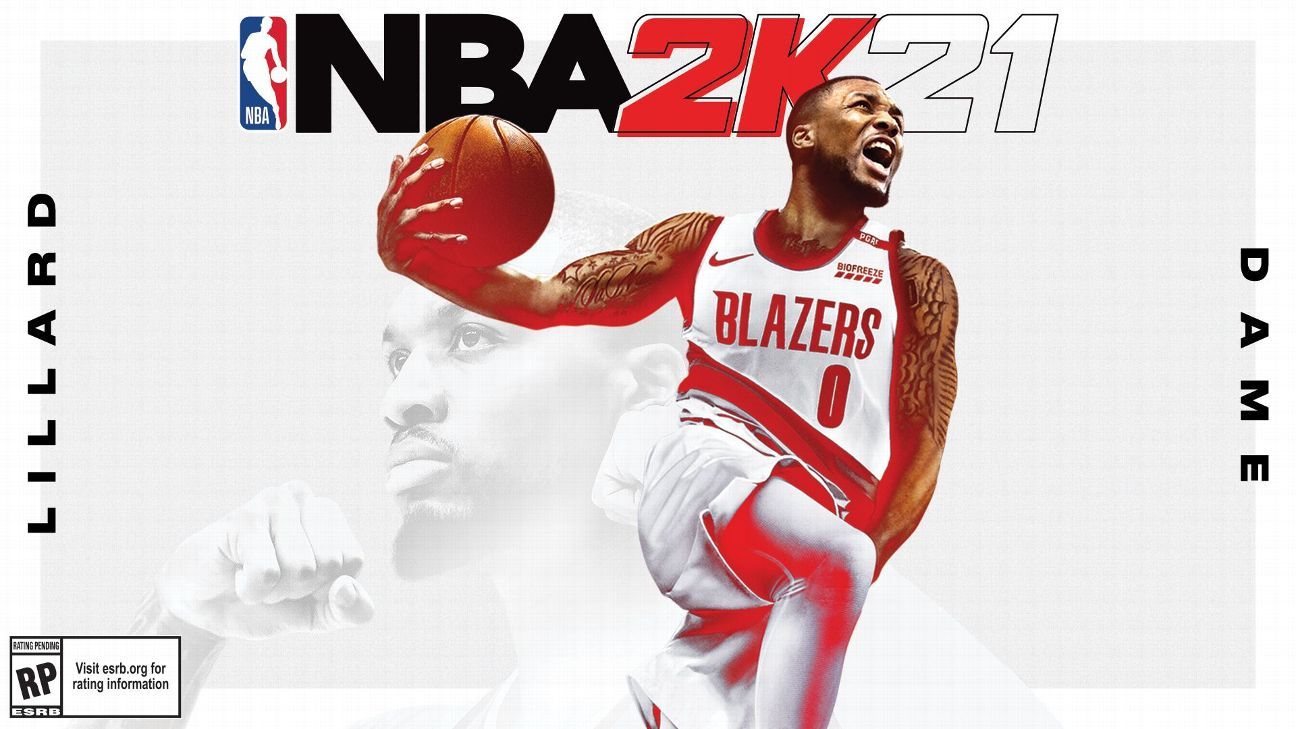 Blazers' Lillard gets first of 3 covers for NBA 2K21