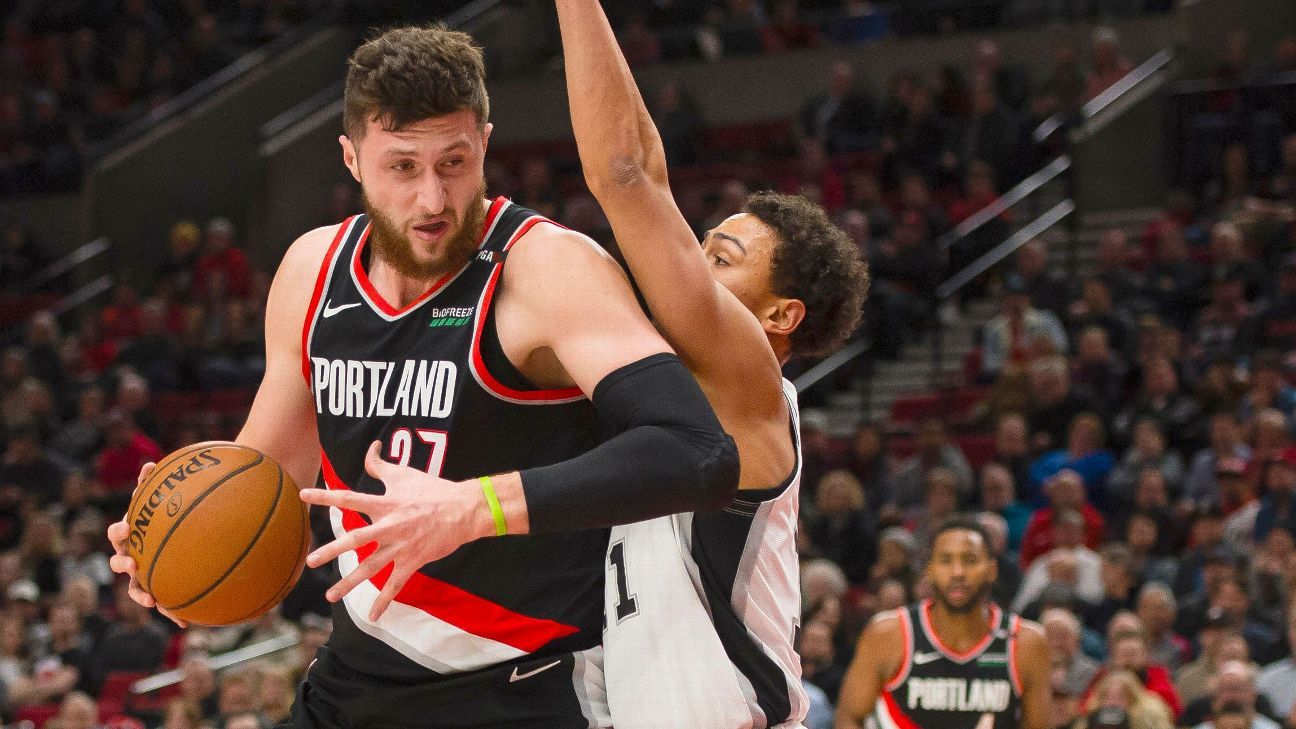 Nurkic, Collins returns give Blazers' hopes boost