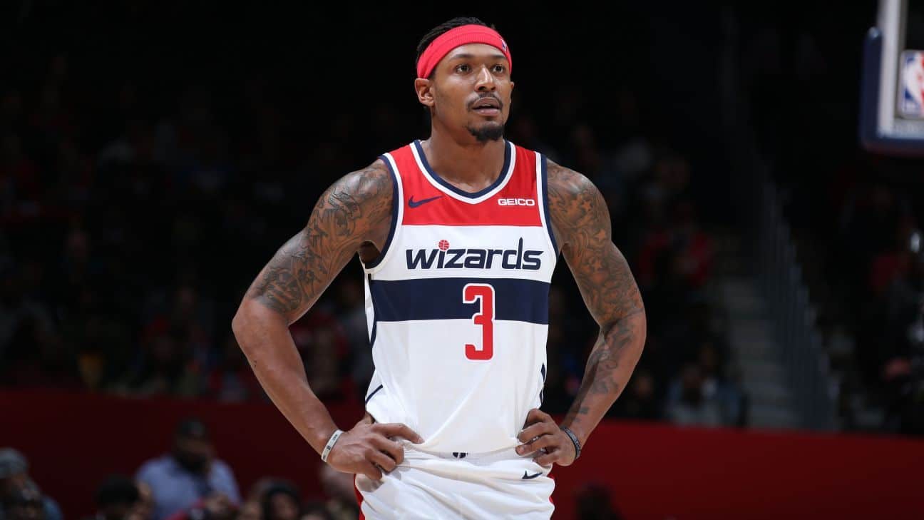 Wizards' Beal (shoulder) won't play in NBA restart
