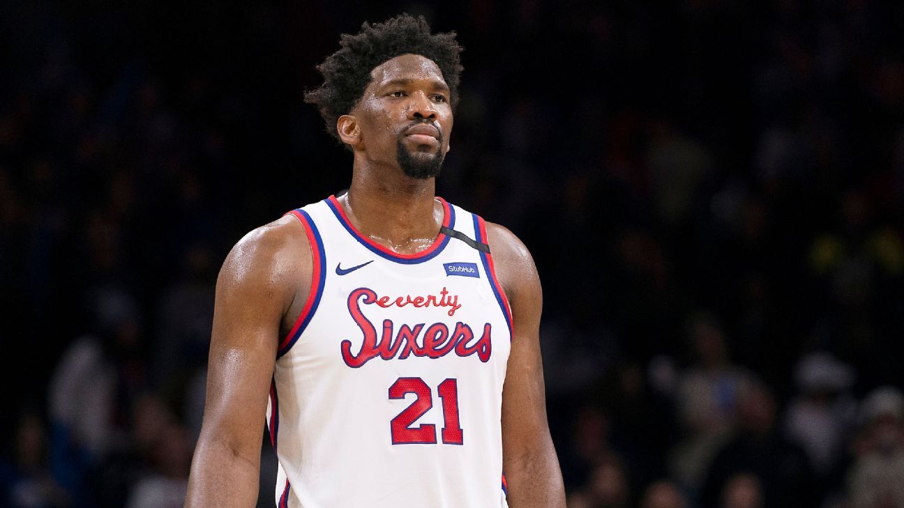 Embiid out of 76ers' scrimmage with calf issue