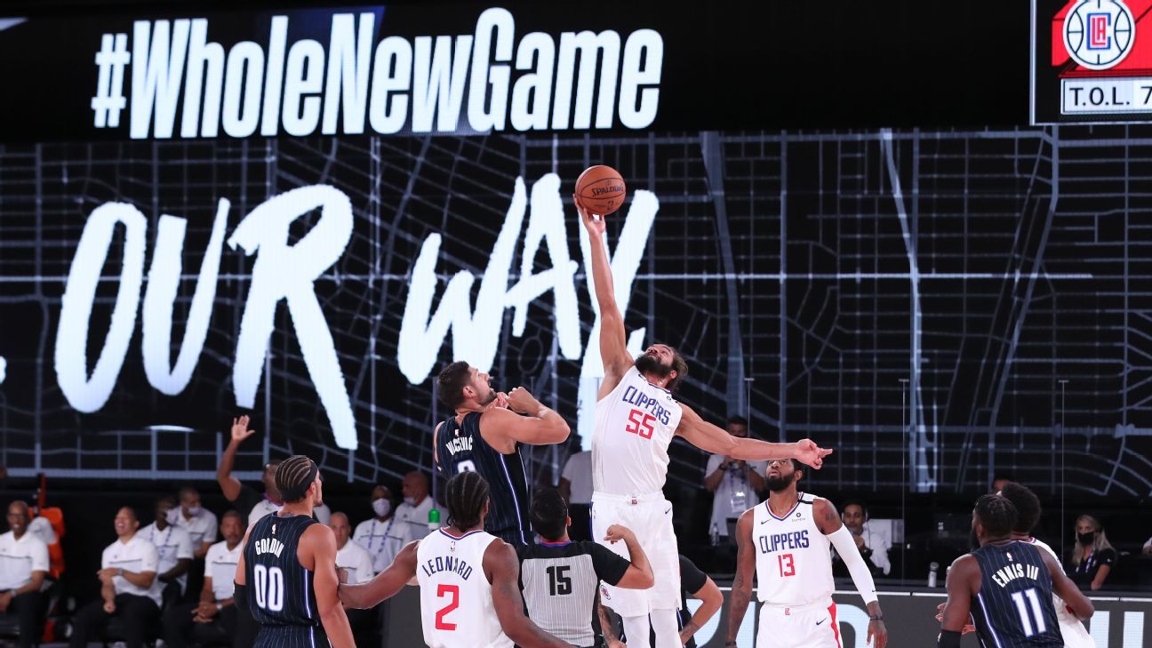 Clips-Magic scrimmage tips off NBA's new normal