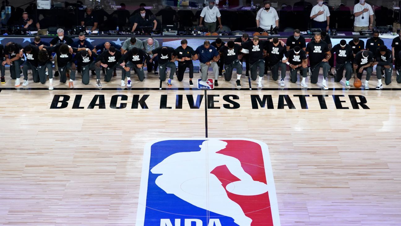 Jazz, Pels kneel during anthem as NBA returns
