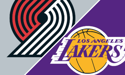 Follow live: Red-hot Blazers look to take down top-seeded Lakers