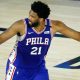 76ers' Embiid out Tuesday with ankle injury