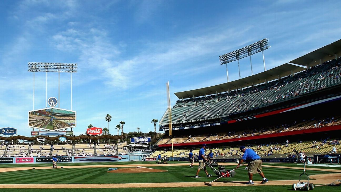 Dodgers team with LeBron for stadium poll site