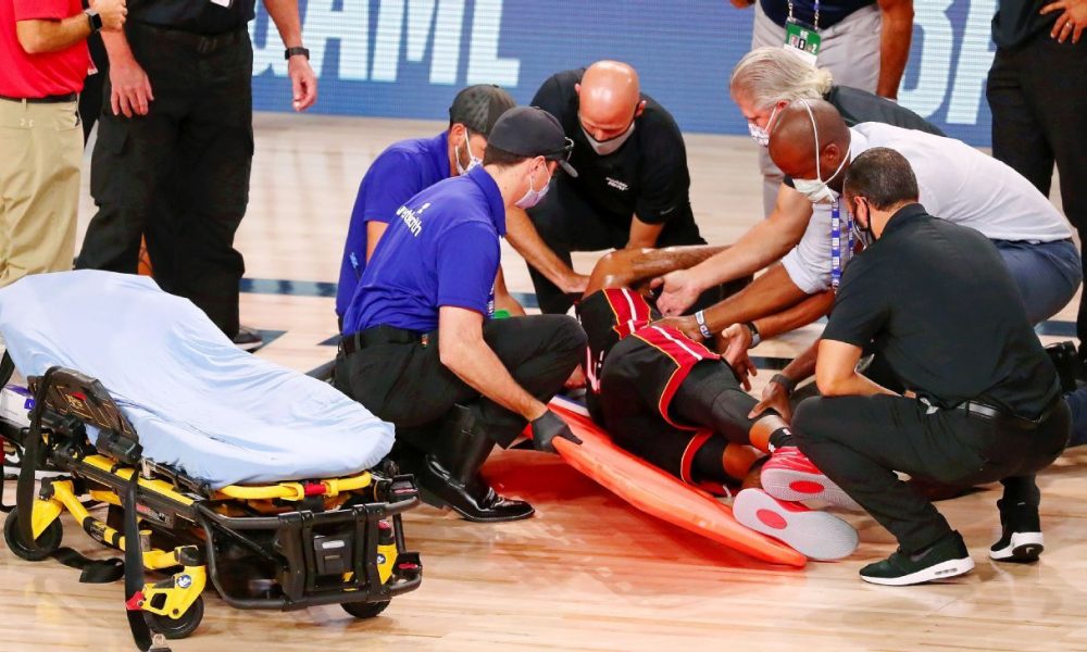 Heat's Jones 'moving better' after scary collision