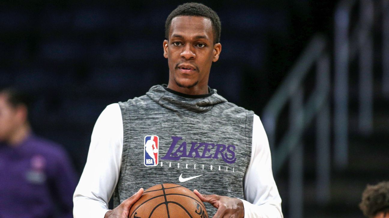 Lakers' Rondo upgraded to questionable for G2