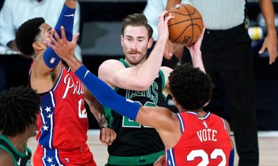 Celtics' Hayward (ankle) leaves win over Sixers
