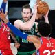 Celtics' Hayward (ankle) leaves win over Sixers