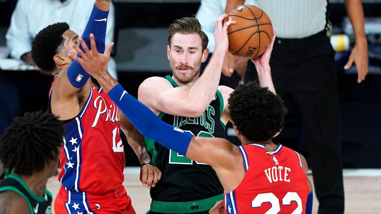 Celtics' Hayward (ankle) leaves win over Sixers