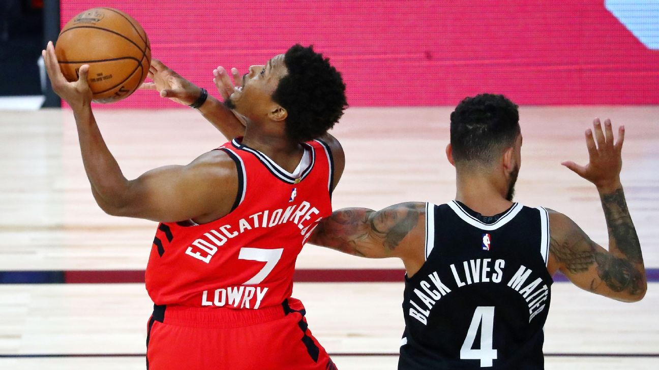 Raptors say Lowry diagnosed with ankle sprain