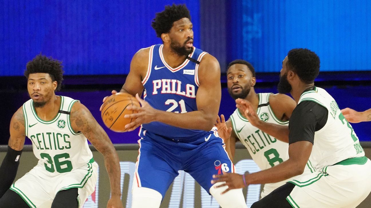 Embiid falters late as Celts take control vs. 76ers