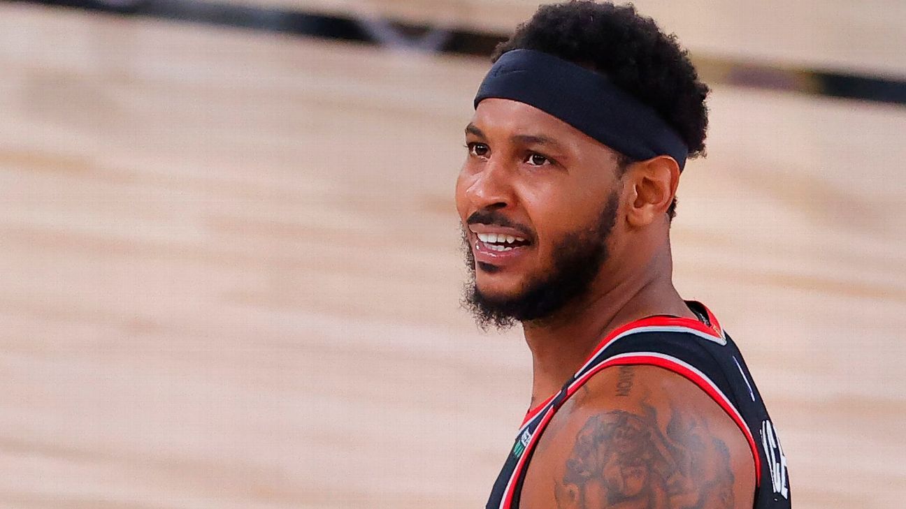 Melo eyes Blazers return: 'Think I found a home'