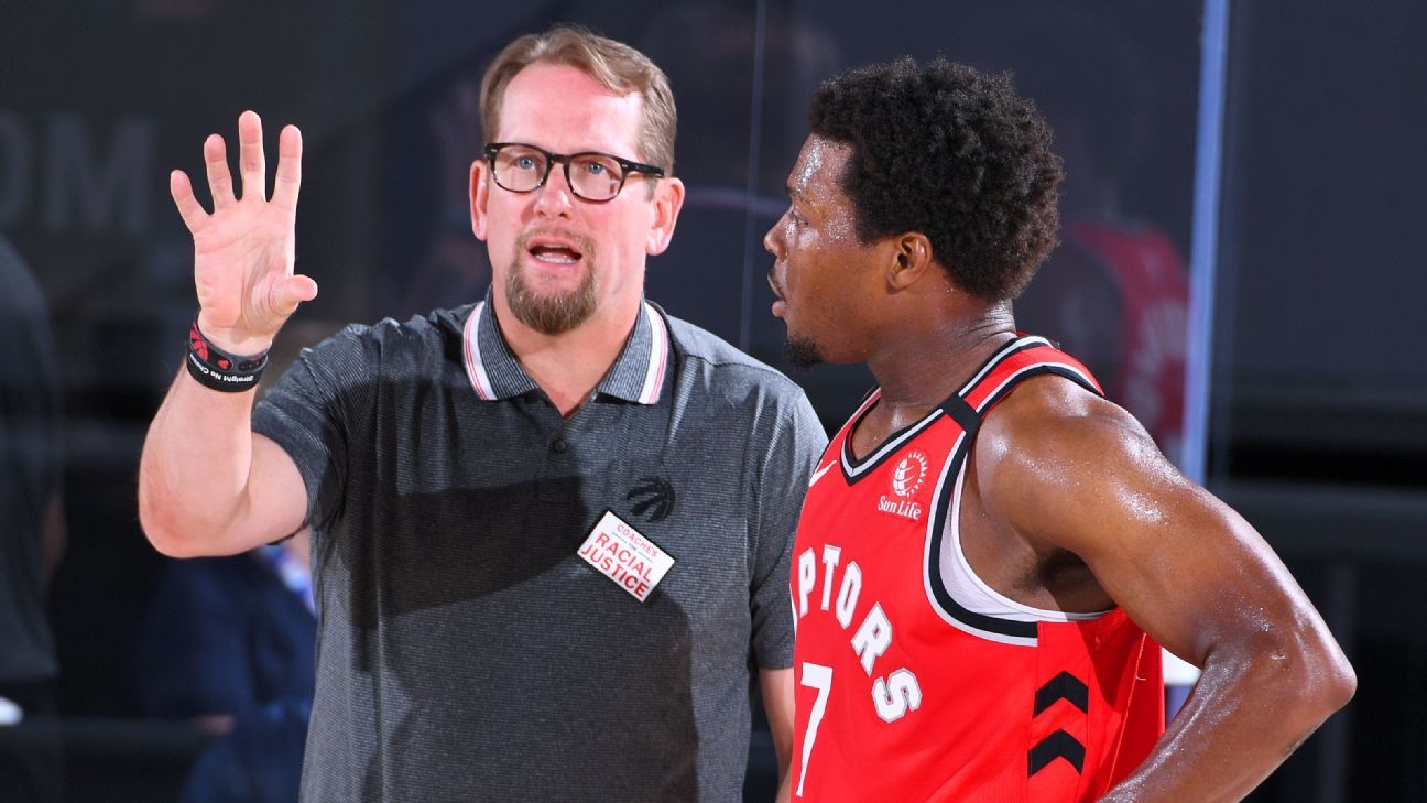 Raptors sign coach Nurse to multiyear extension