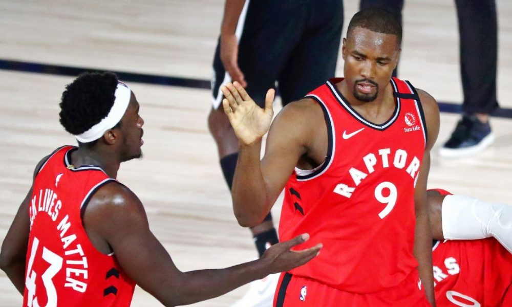 Raps' Ibaka to play vs. Celtics despite ankle issue