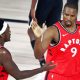 Raps' Ibaka to play vs. Celtics despite ankle issue