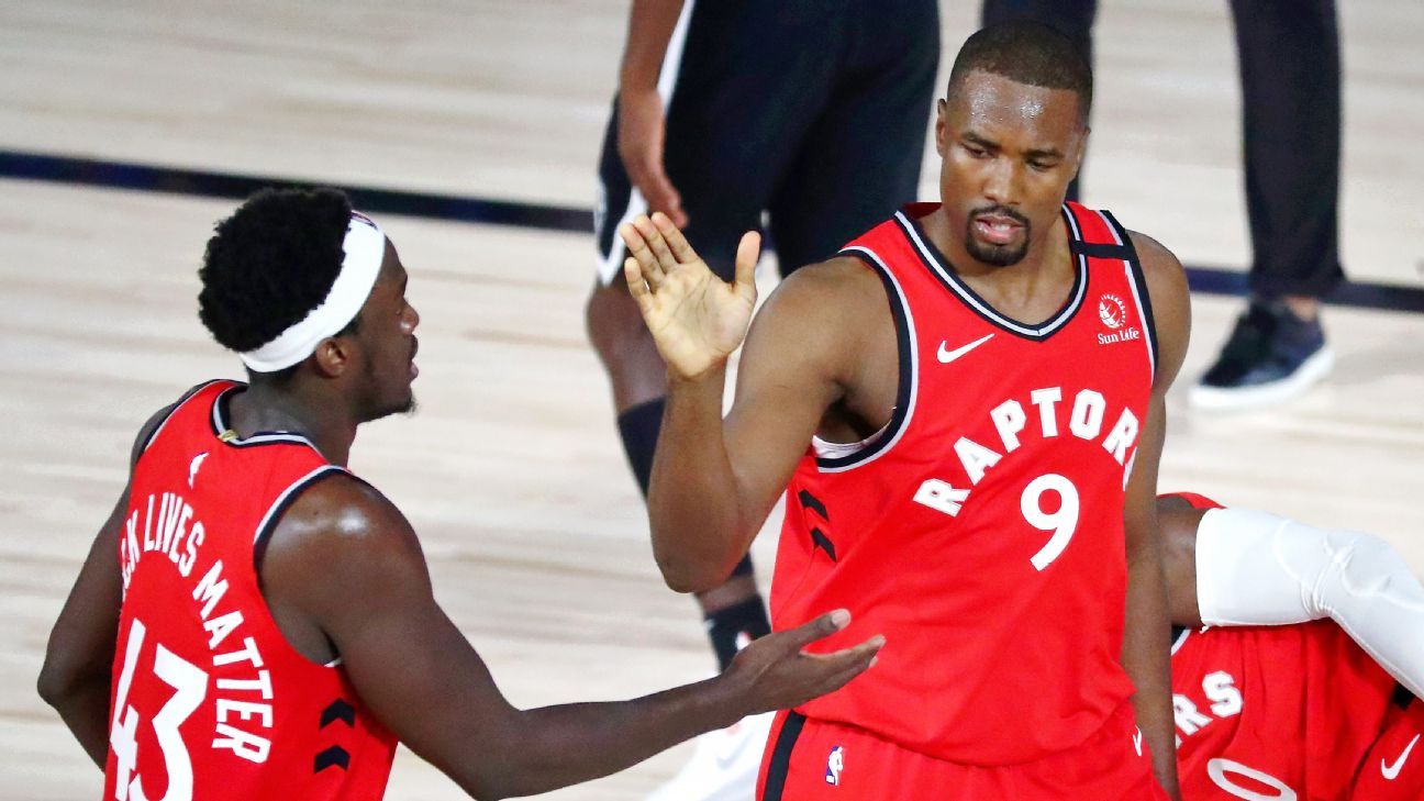 Raps' Ibaka to play vs. Celtics despite ankle issue