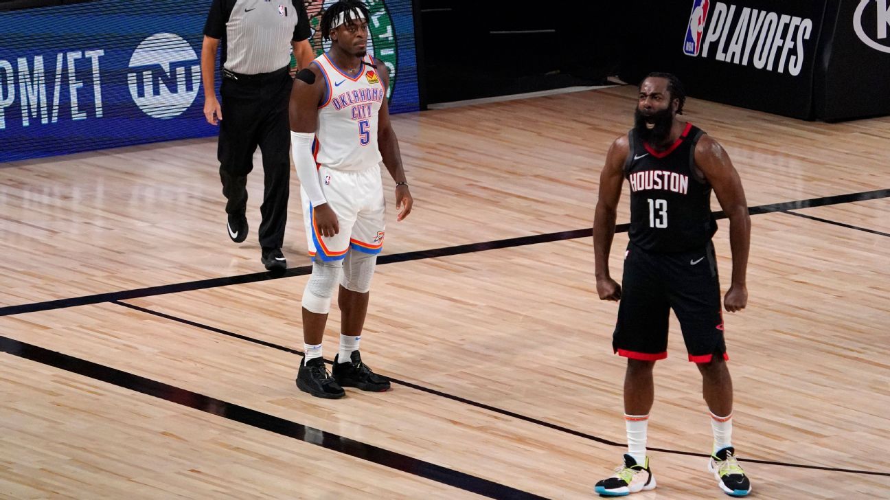 Harden 'couldn't hit a shot,' saves series on D