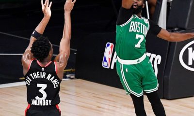 Raptors dig deep to shock Celtics in final second