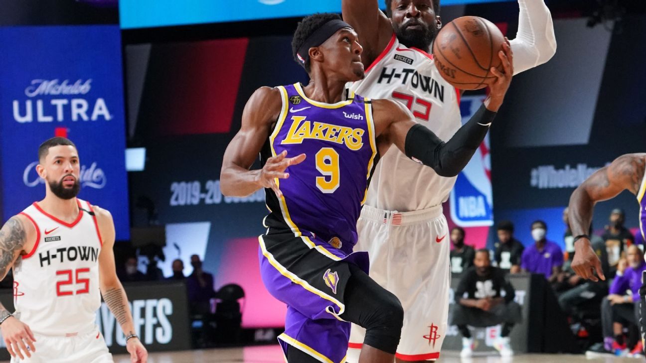 Lakers back Rondo after shaky Game 1 return