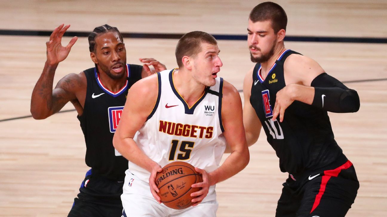 Nuggets' Jokic questionable for Game 3 vs. Clips