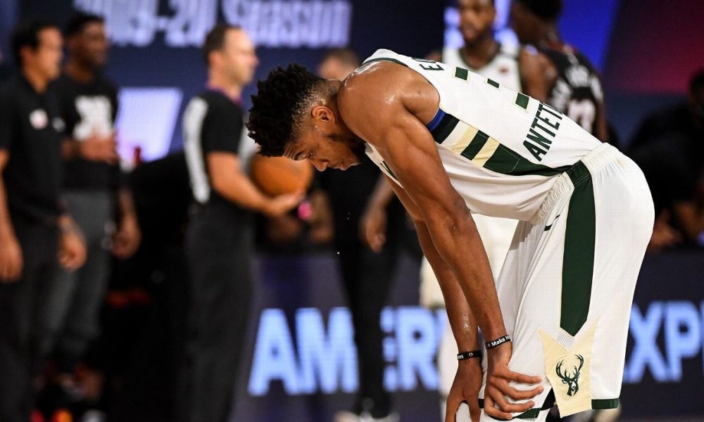 Giannis (ankle) misses decisive Game 5 vs. Heat