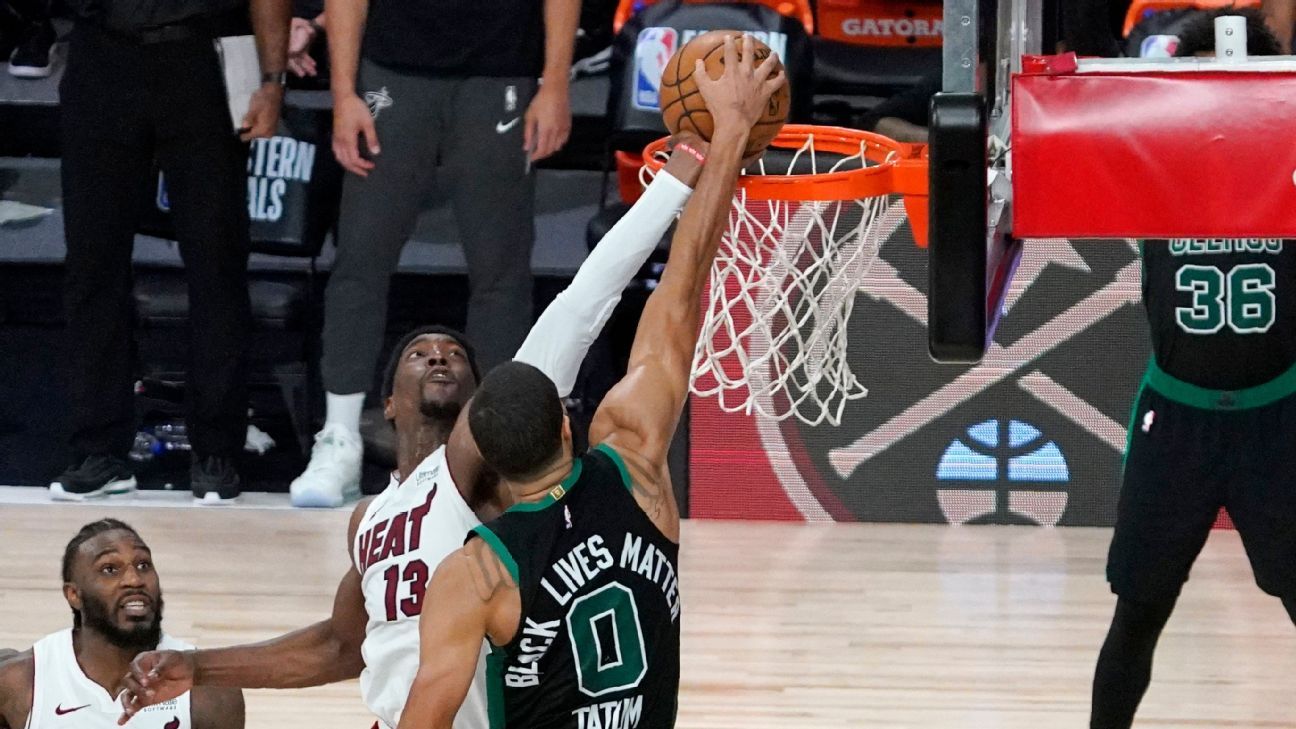 Bam's block for the ages seals Heat's Game 1 win