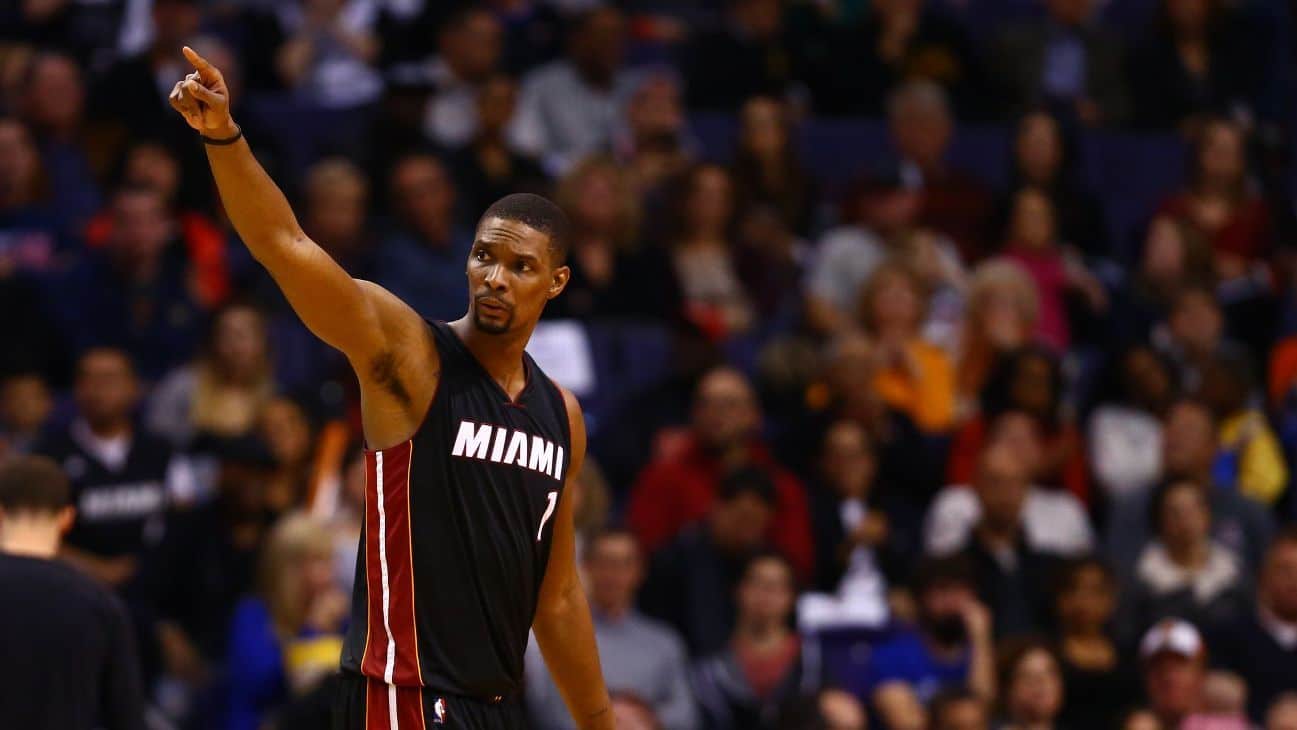 Chris Bosh watches Game 1 with LeBron, Heat on the mind