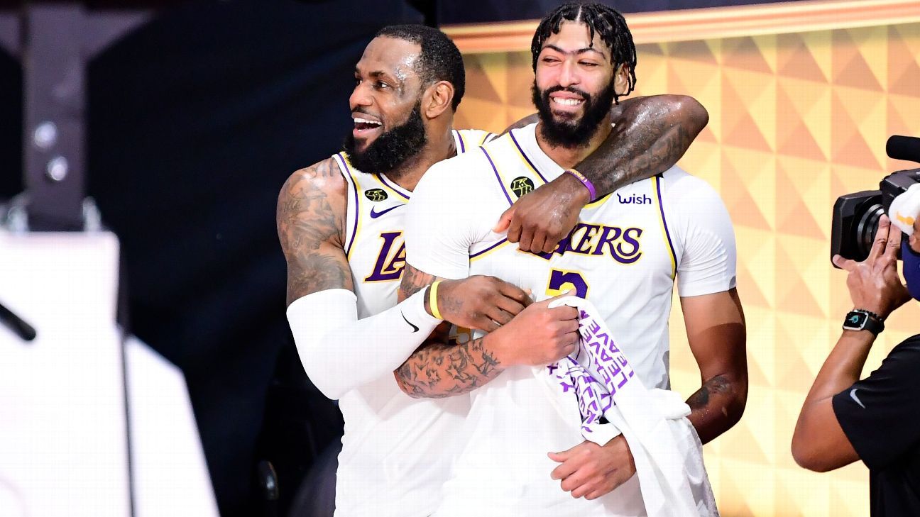 Lakers dominate Heat for first NBA title in a decade