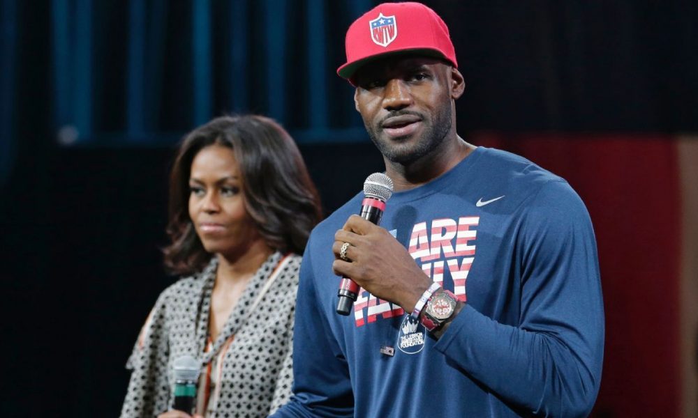 LeBron, M. Obama team up on voting initiative