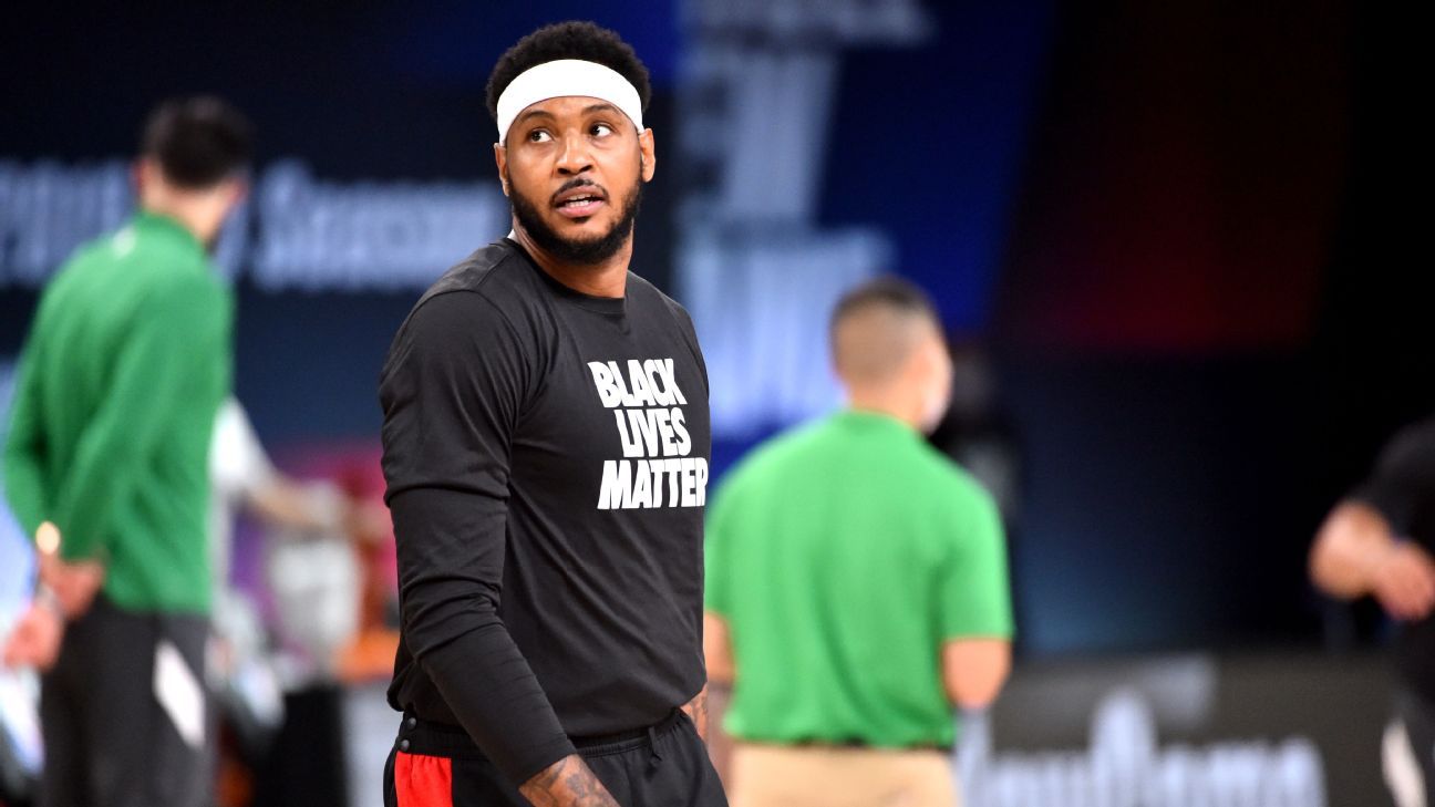 Sources: Melo to return to Blazers on 1-year deal