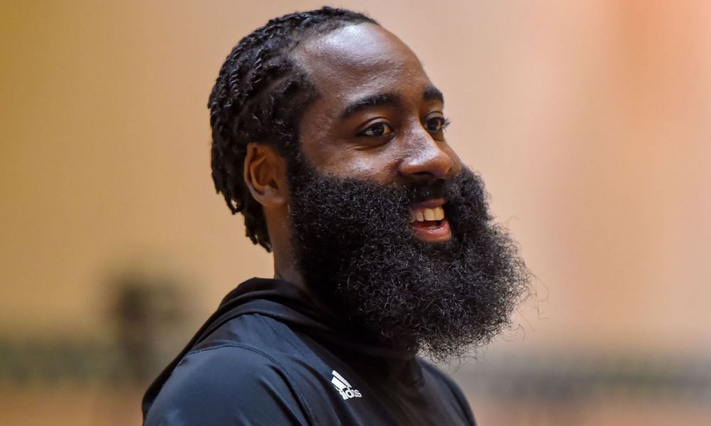 Harden back practicing, as he, Silas 'talk hoops'