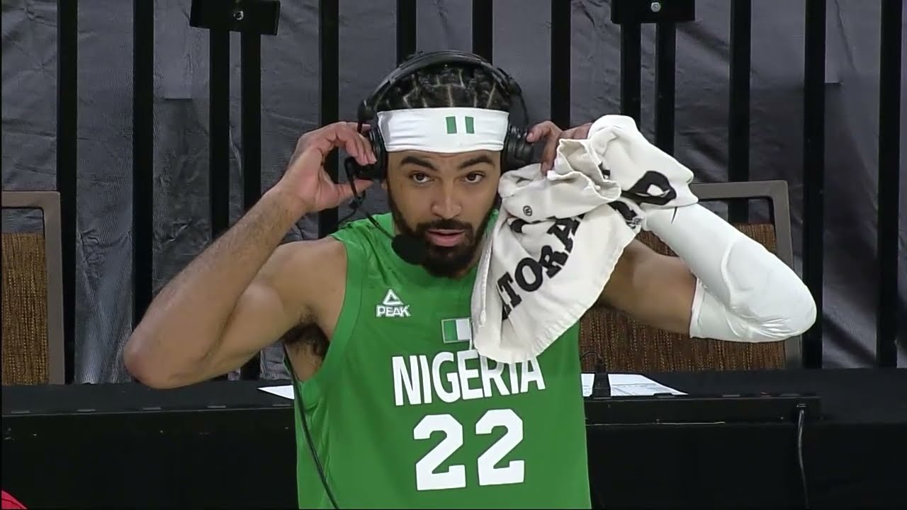 Gabe Vincent Postgame Interview on Nigeria vs USA - Basketball Videos NBA