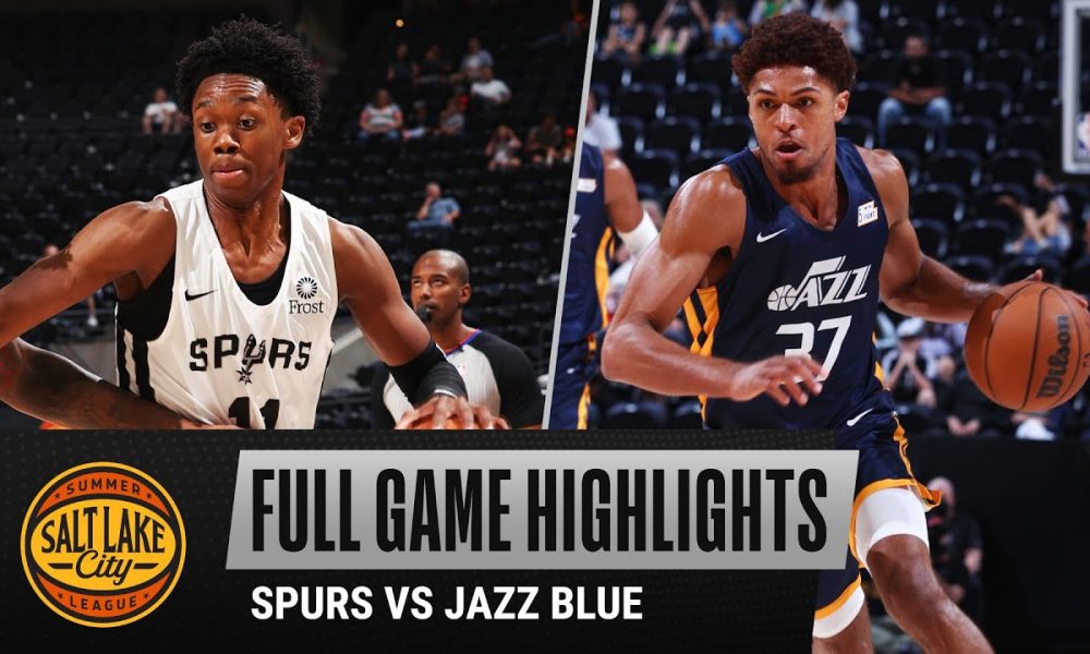 SPURS vs JAZZ BLUE (54 - 78) | SALT LAKE CITY SUMMER ...