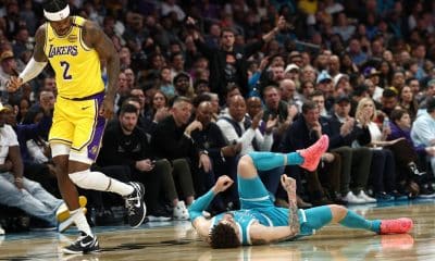 Hornets' Ball exits loss to Lakers with ankle injury