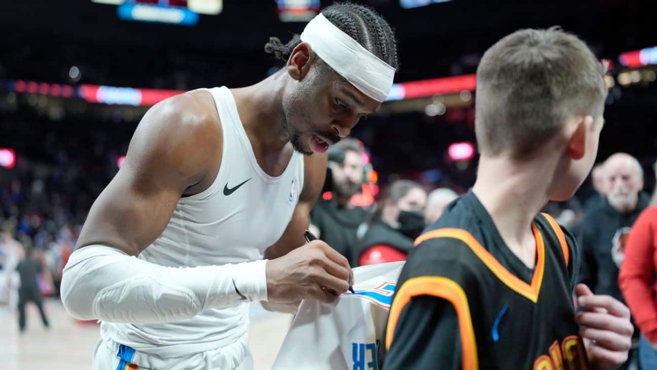 'Anything for you': Shai Gilgeous-Alexander gifts jersey to fan celebrating 12th birthday