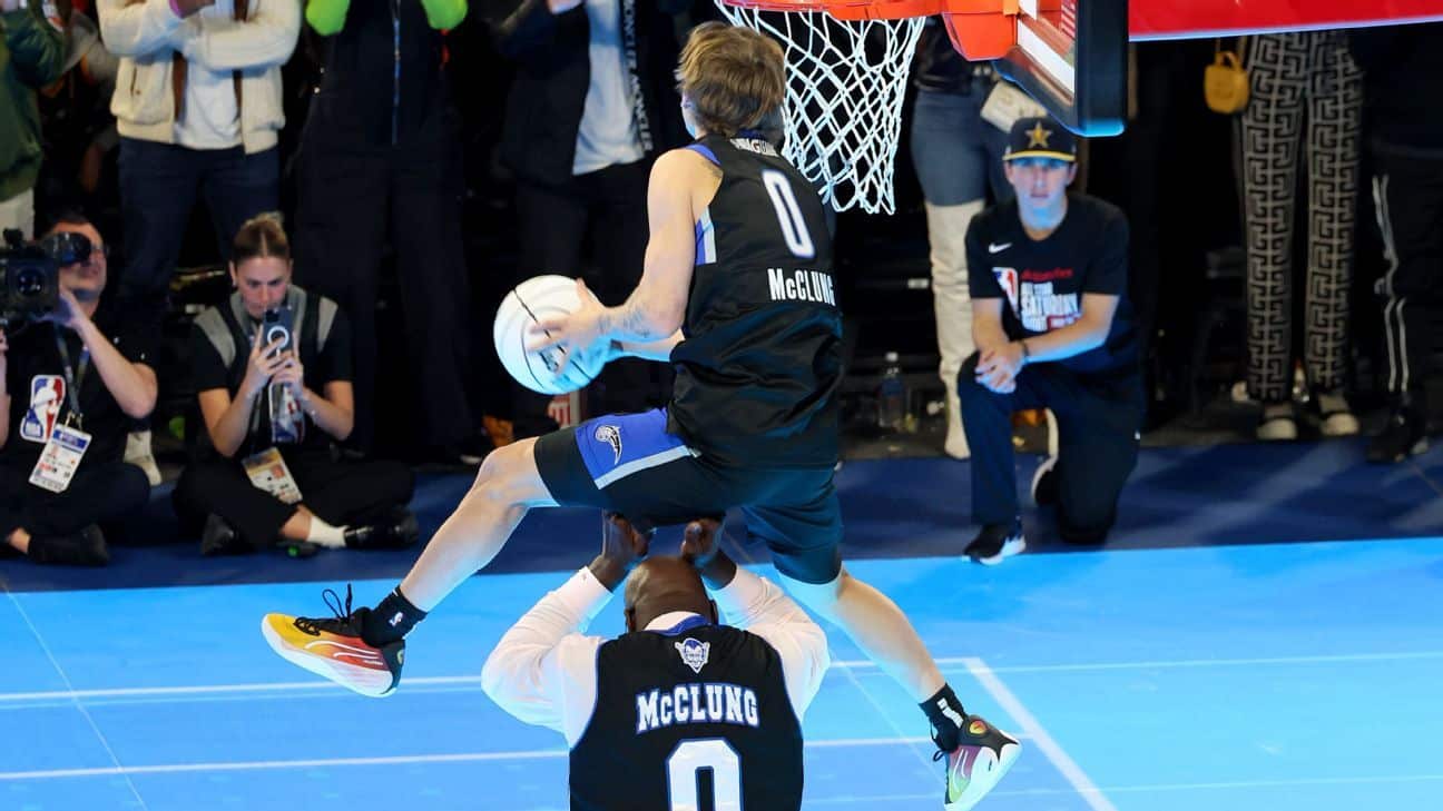 Return of the Mac: McClung back for dunk 3-peat