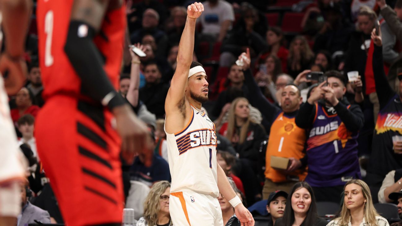 Booker, 28, becomes Suns' all-time scoring leader