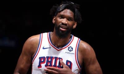 Embiid returns with triple-double, winning basket