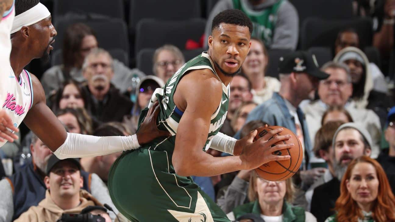 Giannis to remain sidelined vs. Sixers due to calf